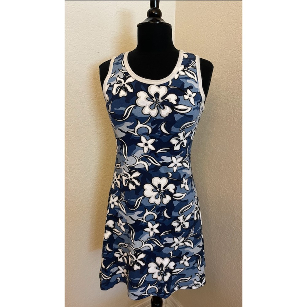 Chesley Vintage 90's/Y2K Hawaiian Print Sleeveless Cotton Dress - Sz L